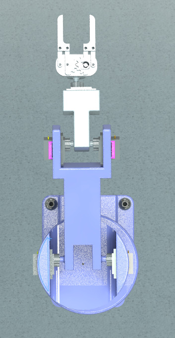 Robotic Arm MG90S 3D print model_3