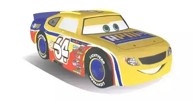 Winford Bradford Low-poly 3D model