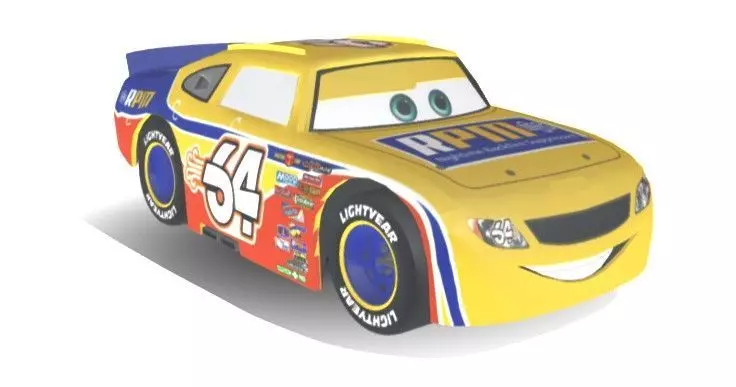 Winford Bradford Low-poly 3D model_0