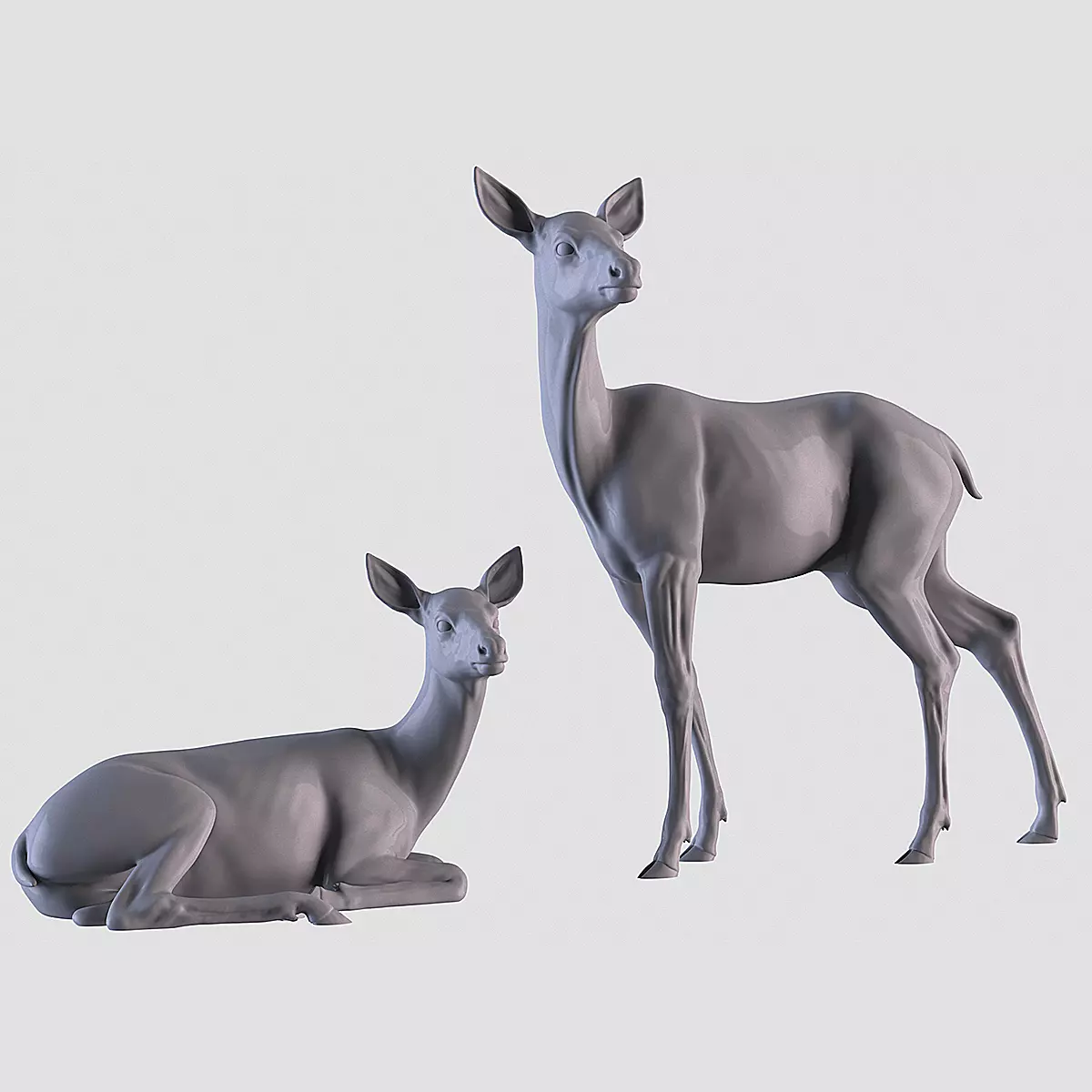 Deer Pack for Decoration 3D print model