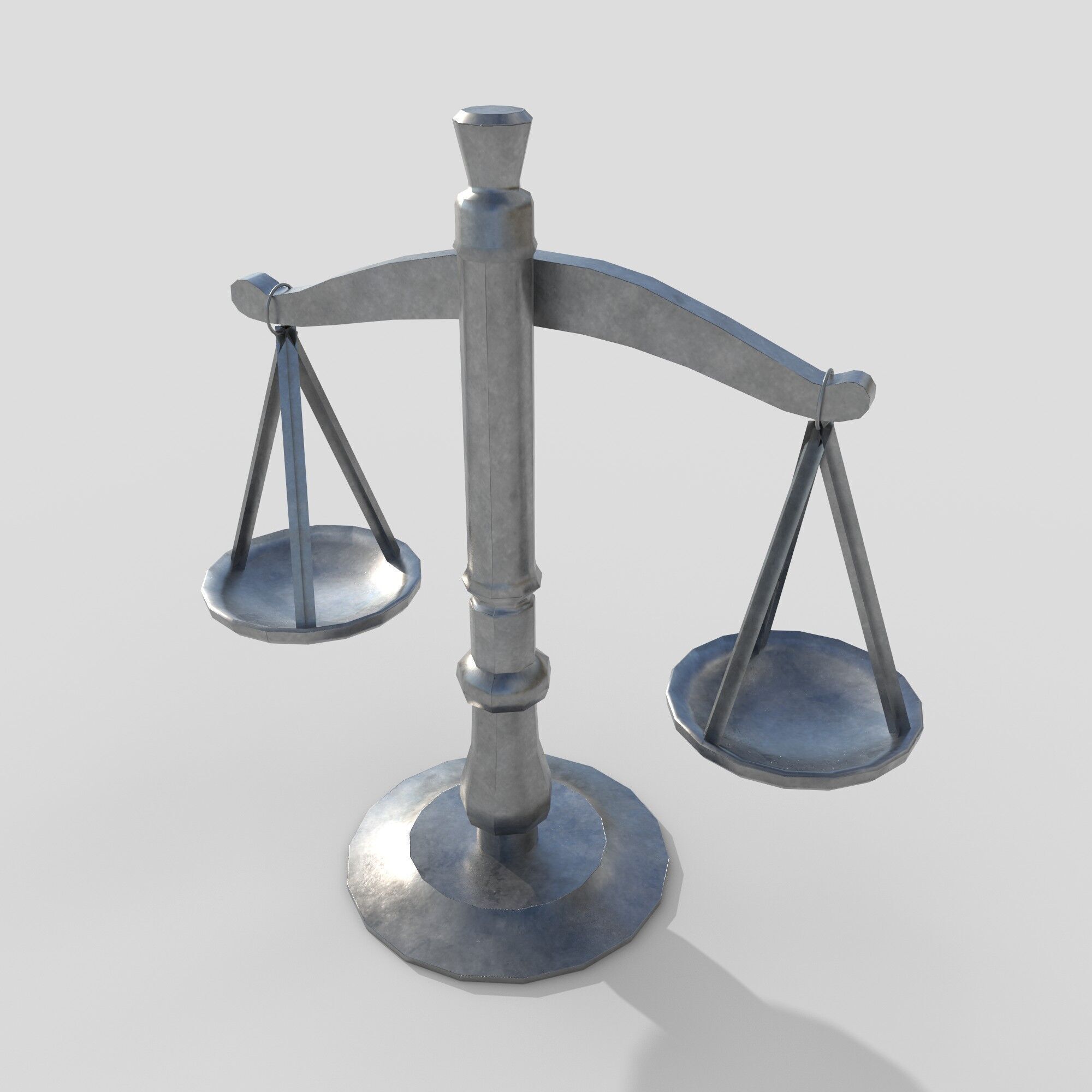 scales Low-poly 3D model_4