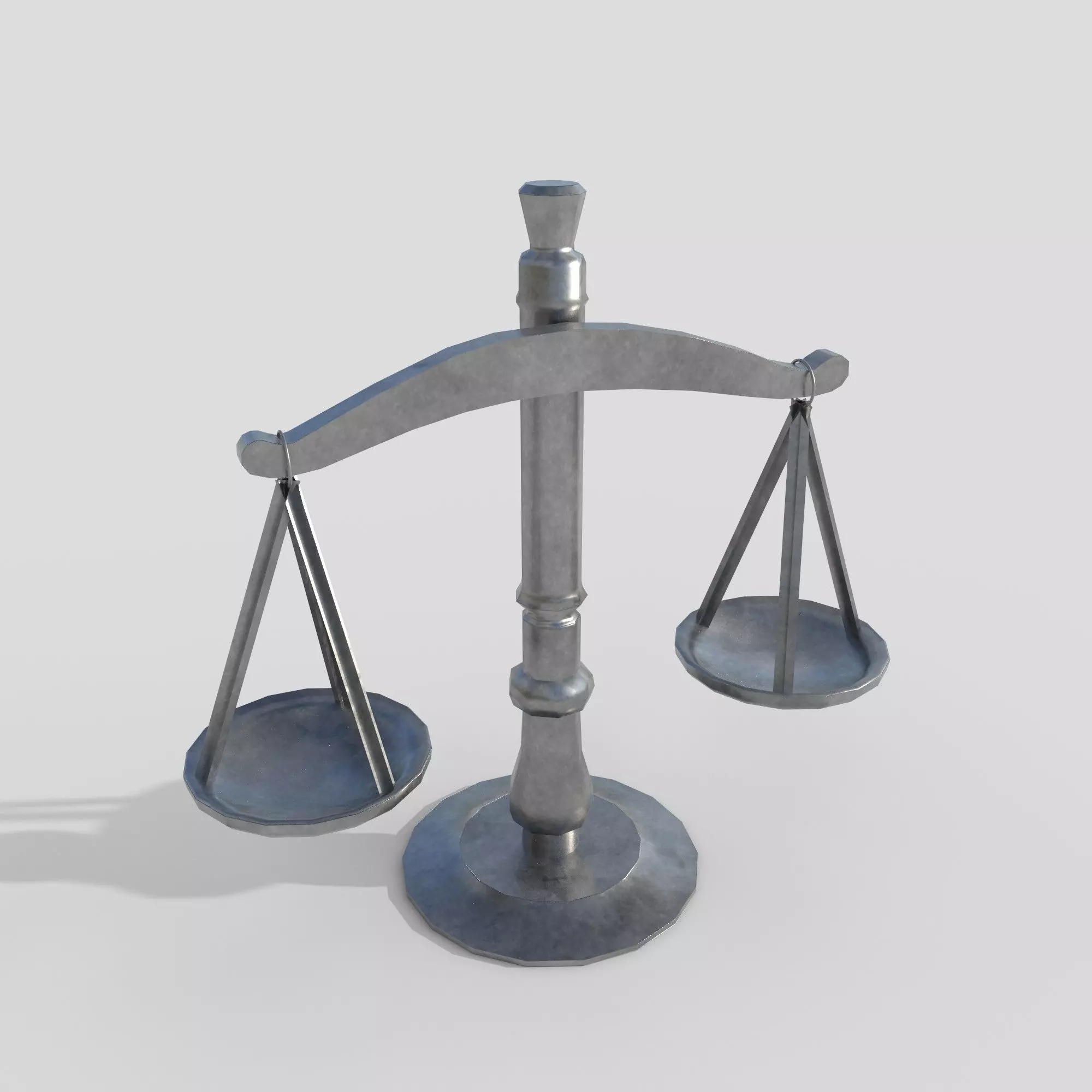 scales Low-poly 3D model_0