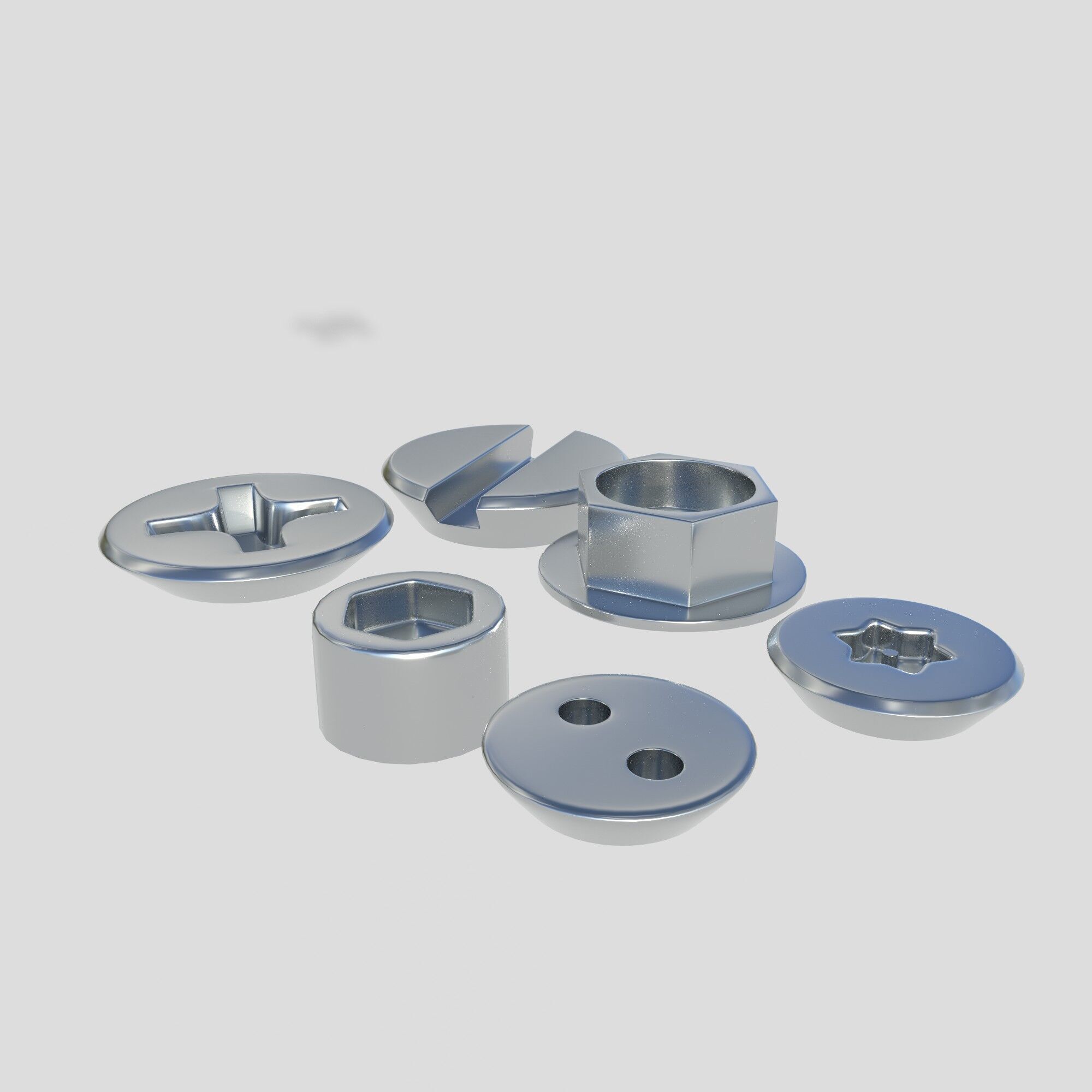 screws 3D model_4