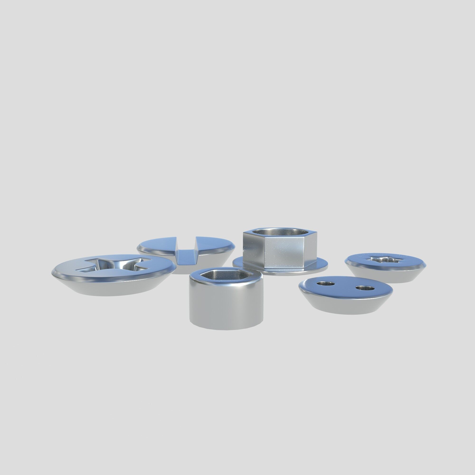 screws 3D model_2