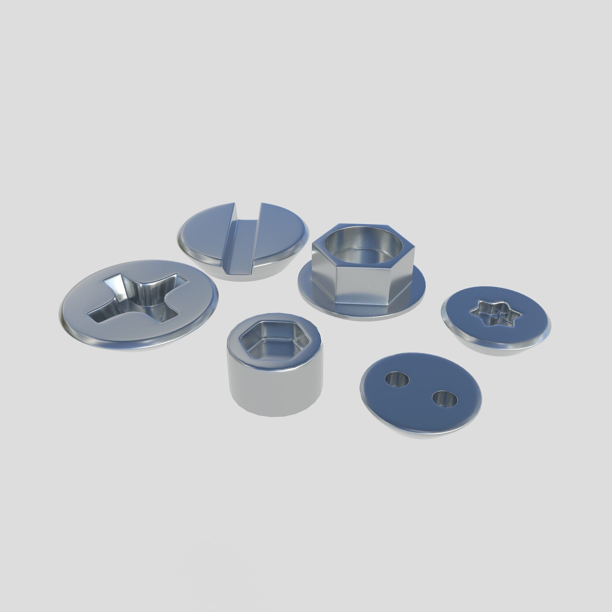 screws 3D model_1