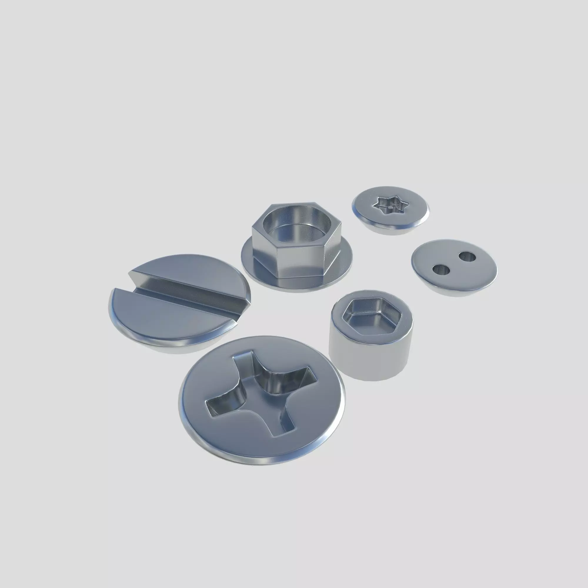 screws 3D model_0