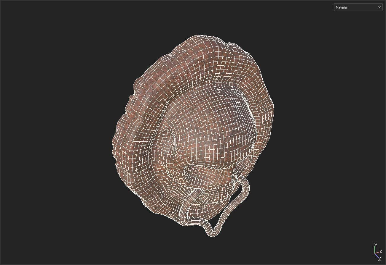 Skull door knocker 3D model_8