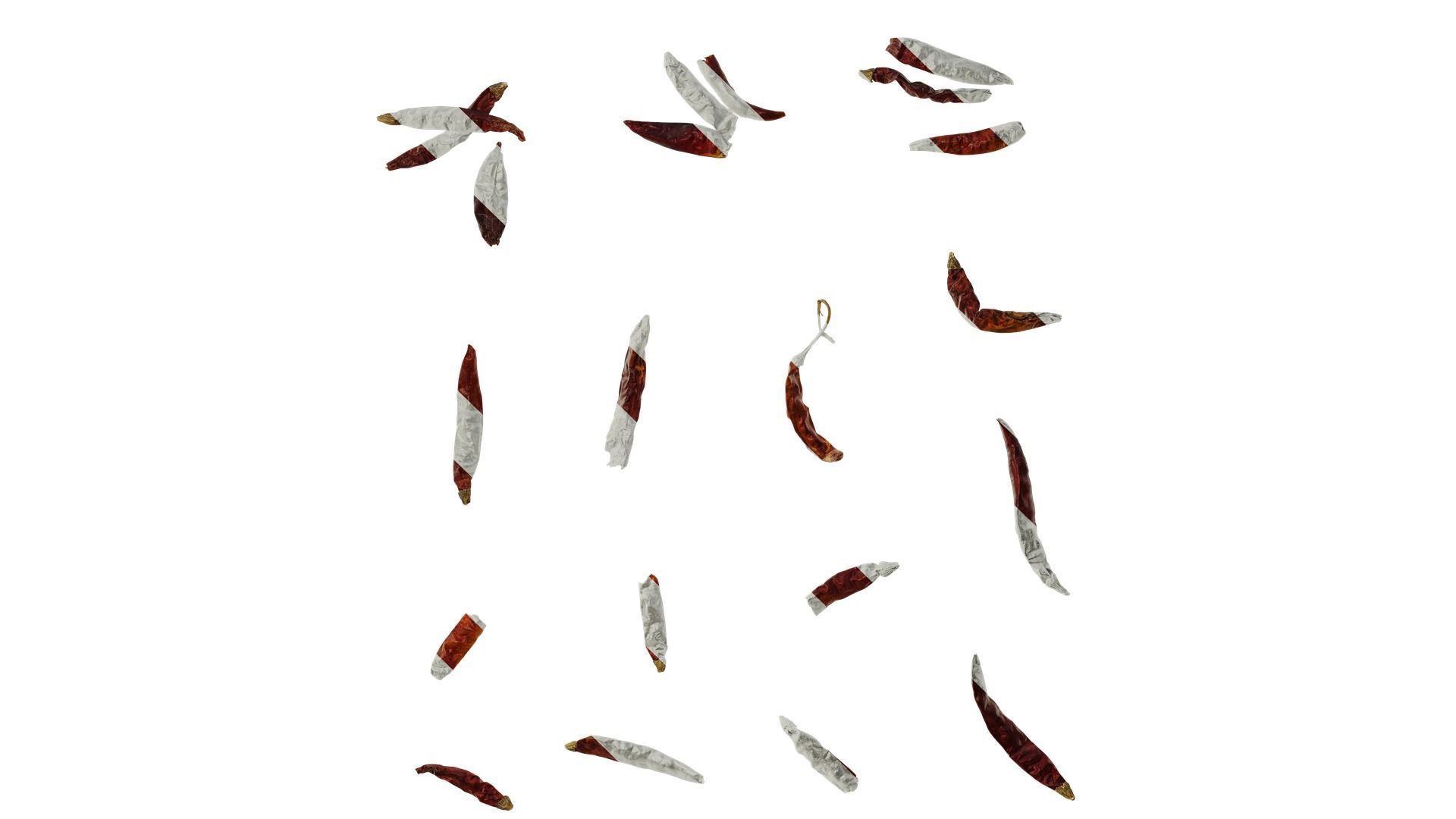Anydrafts Dried chili pepper 01 Texture