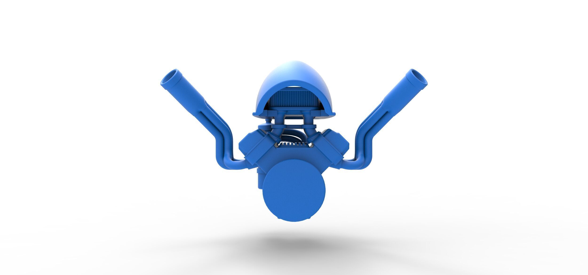 Engine of Uphill Sand Racing Dragster Version 4 Scale 1 to 25 3D print model_10