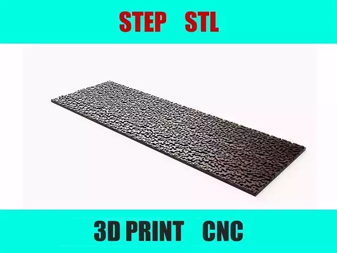 STL Model of Decorative Hexagon Wall Panel