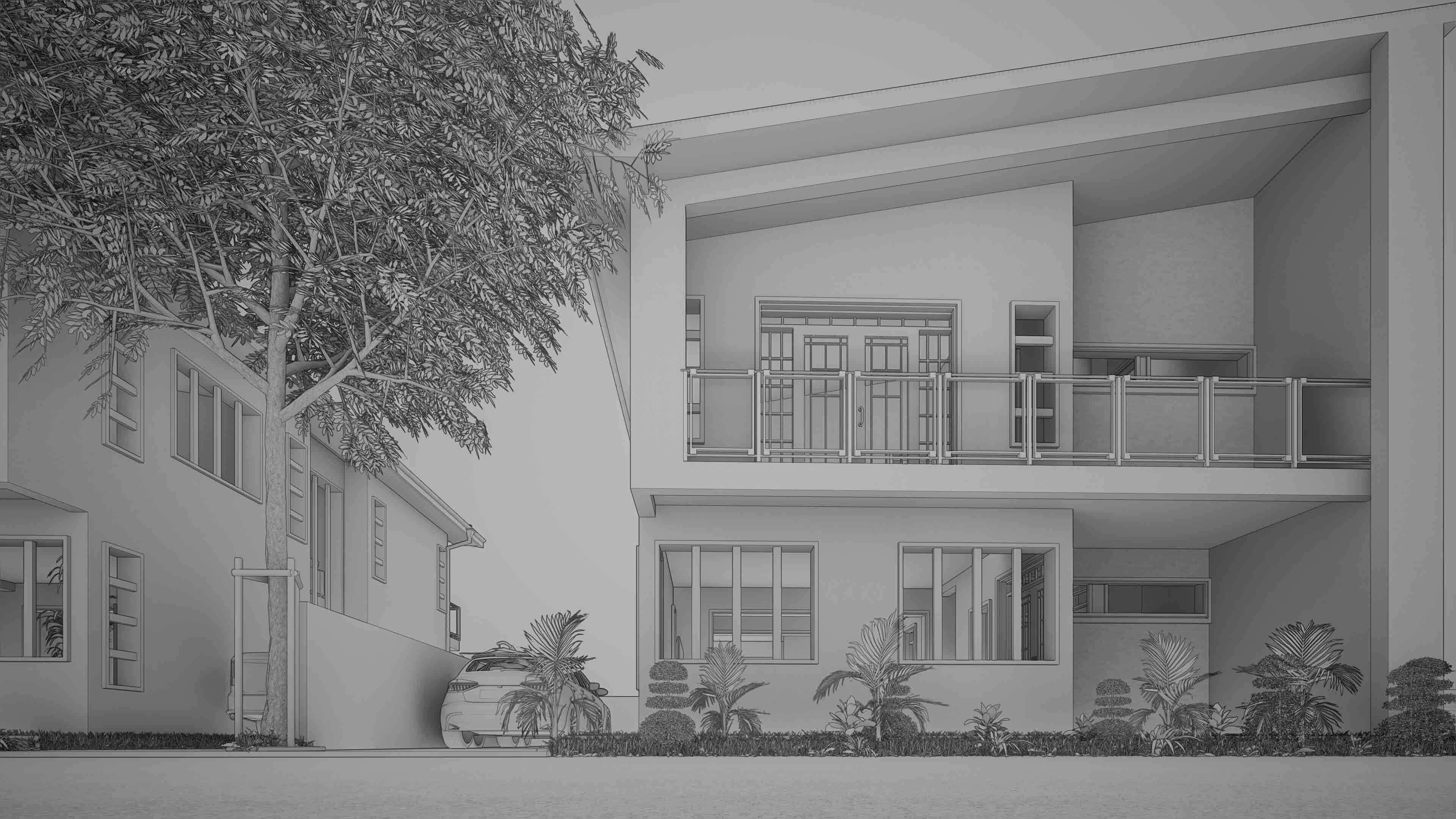 Villas Interior and Exterior fixed 3D model_8