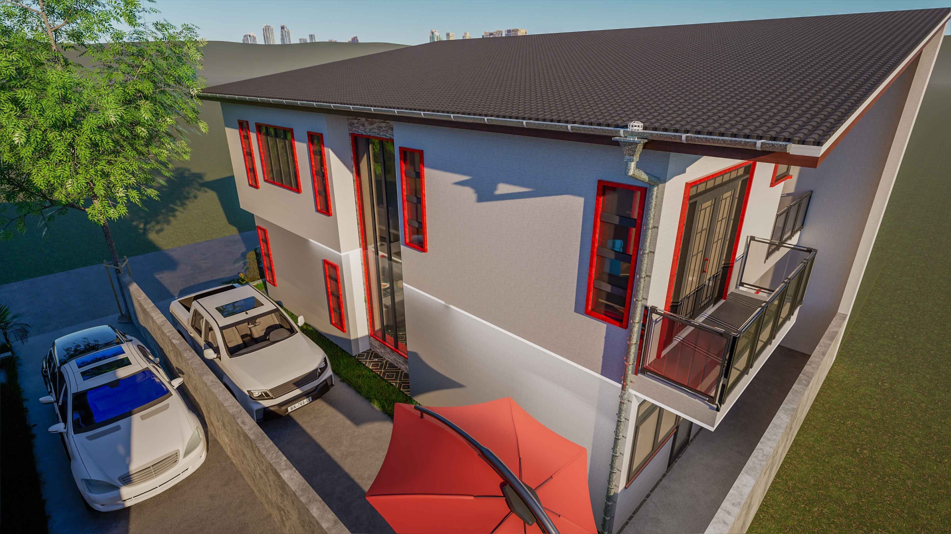 Villas Interior and Exterior fixed 3D model_15