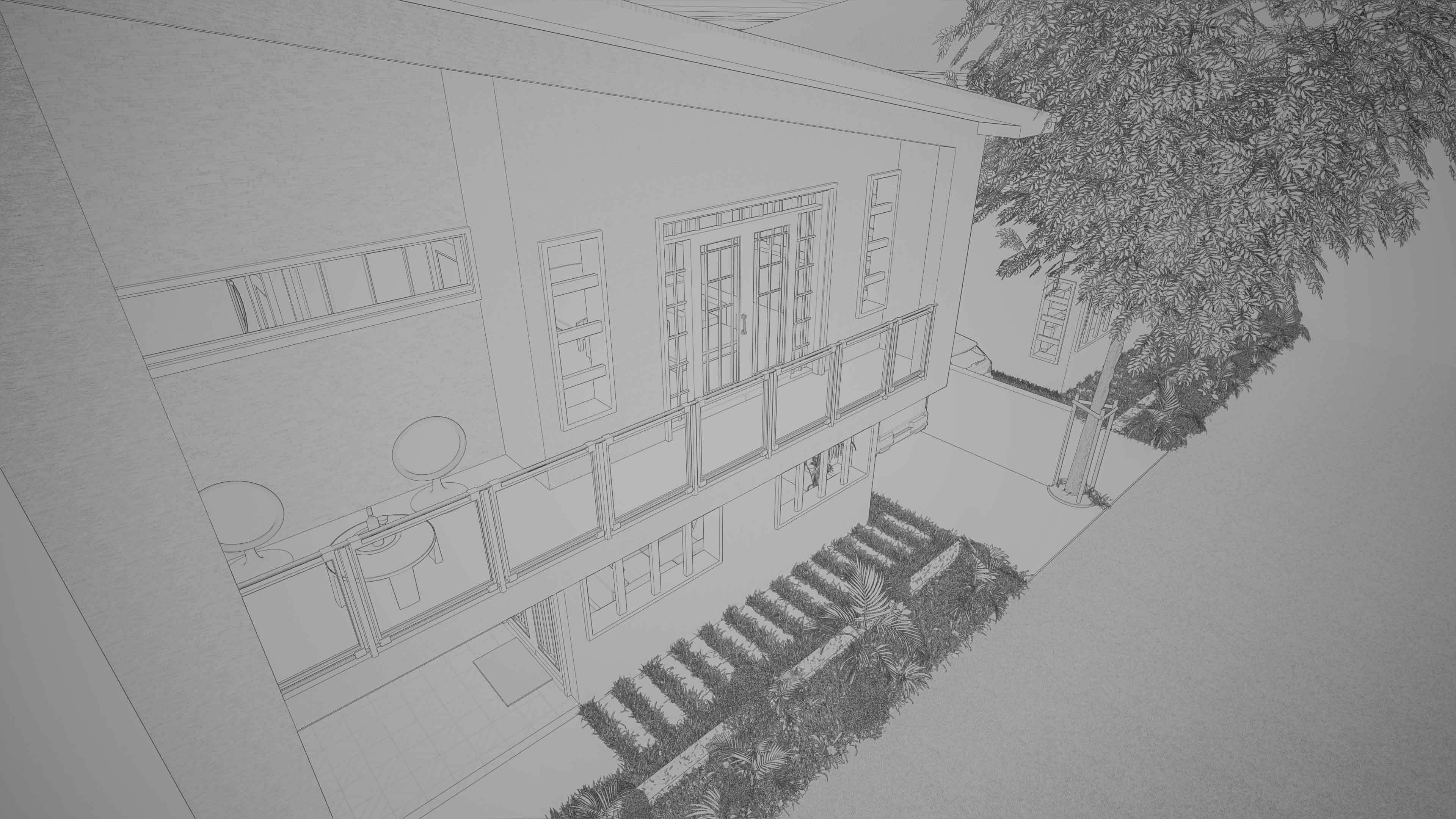 Villas Interior and Exterior fixed 3D model_9