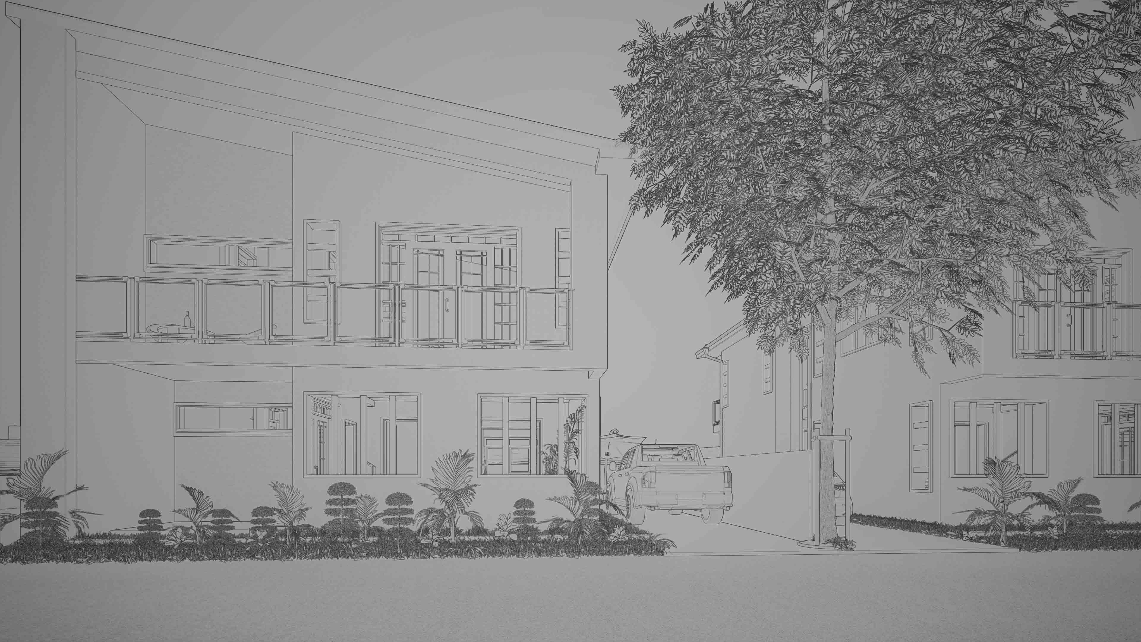 Villas Interior and Exterior fixed 3D model_7