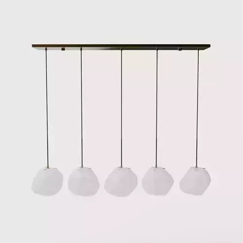 Uttermost Geodesic 5 Light Linear Pendant