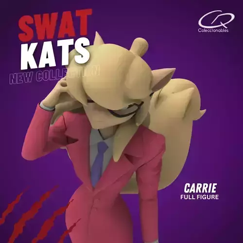 Swat Kats figures - Carrie