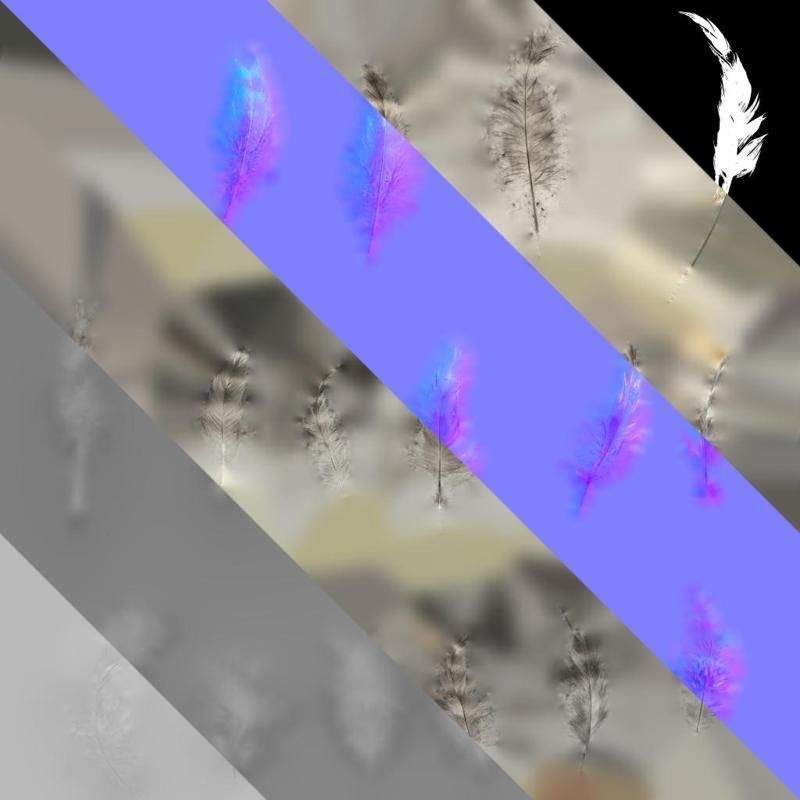 Anydrafts Chicken feather 03 Texture_9