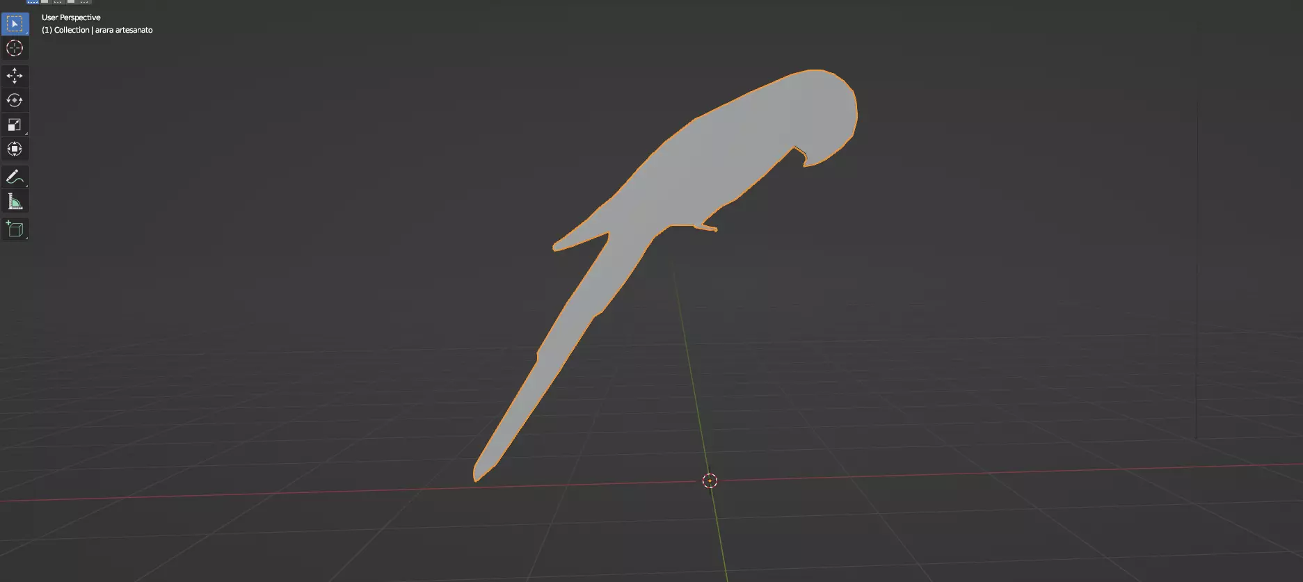 arara artesanato Free 3D model