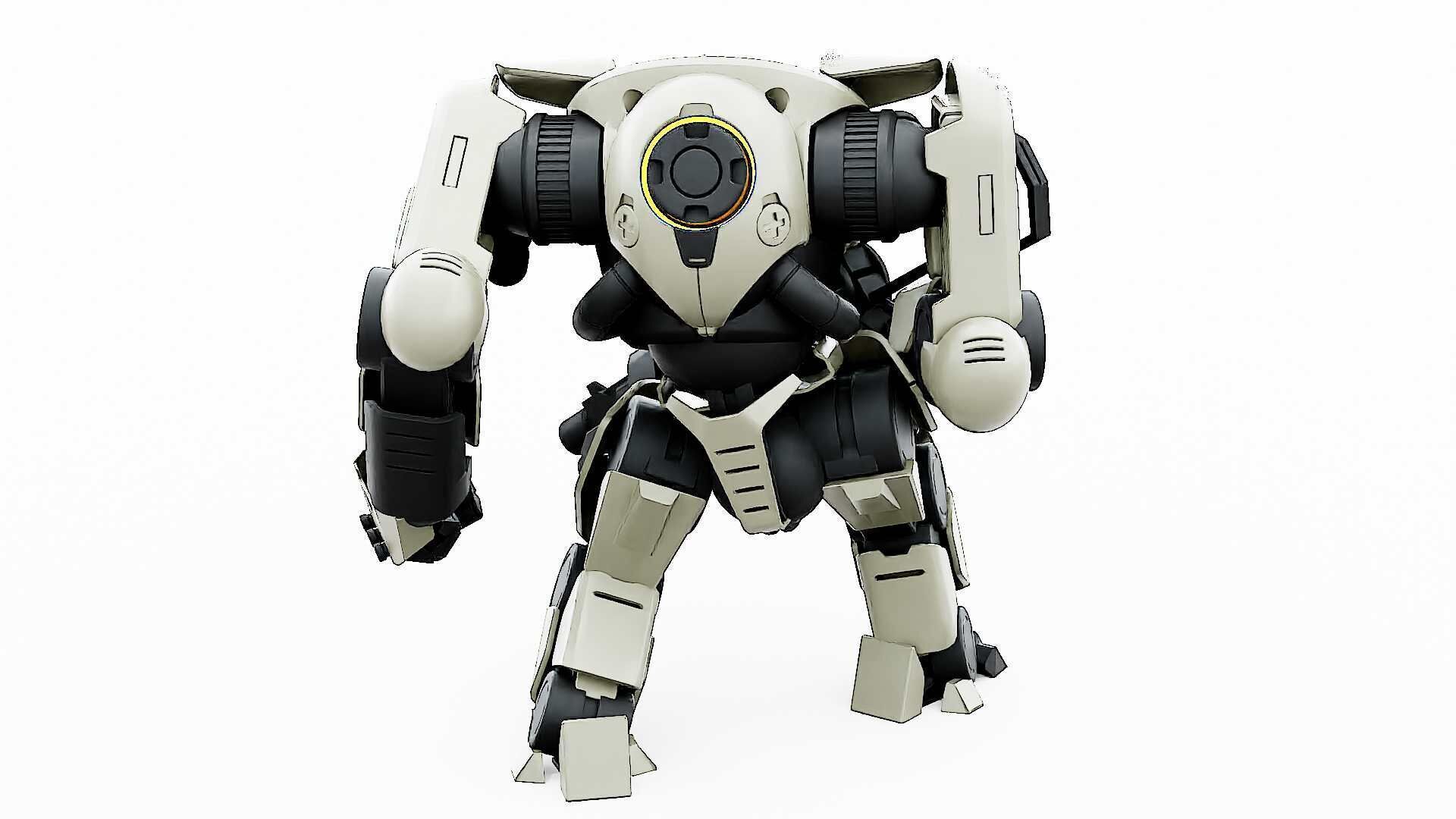 DOOM FIGHTER V-6  Rigged for Unreal Engine - Unity - MIXAMO 3D model_15