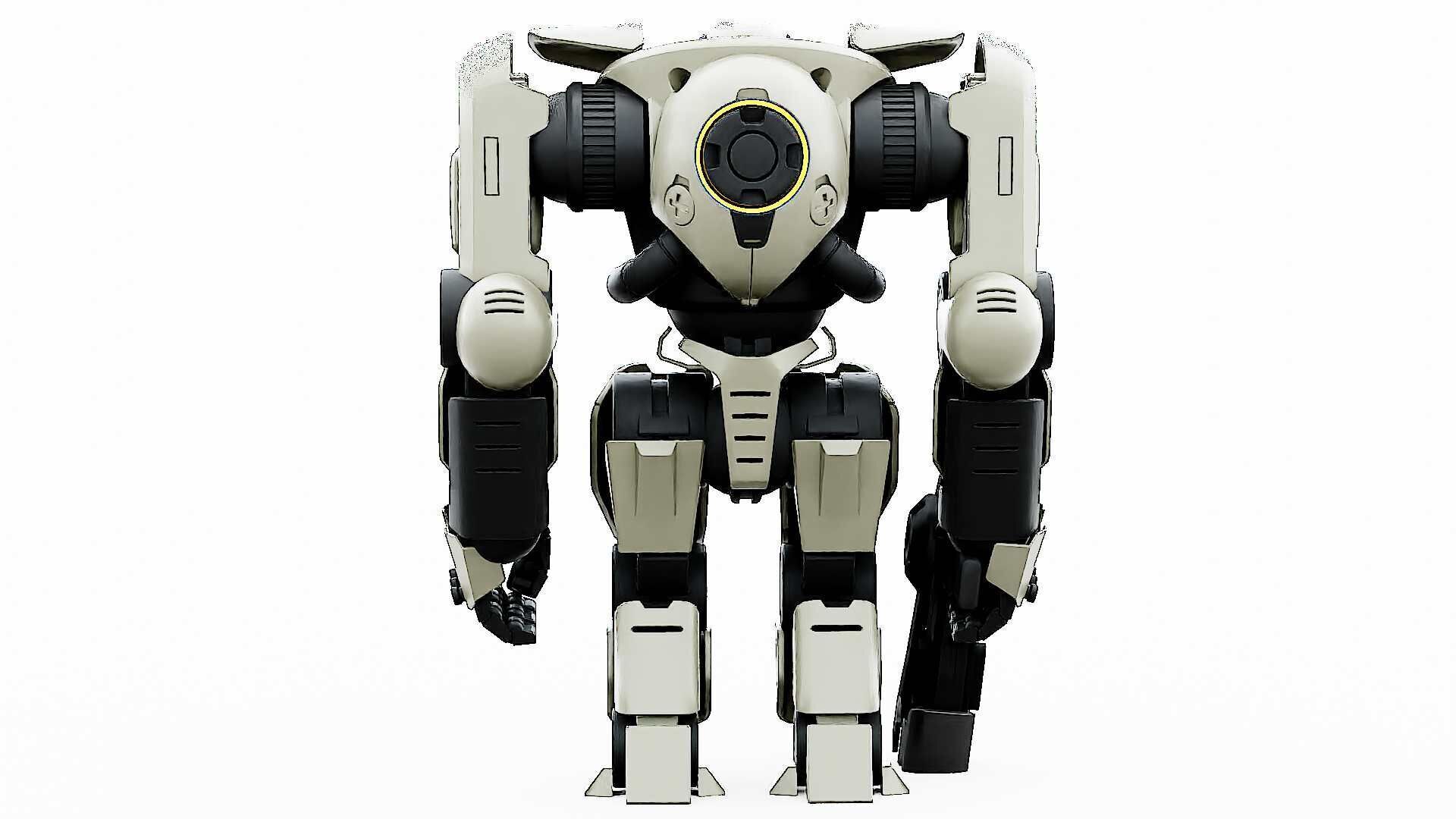 DOOM FIGHTER V-6  Rigged for Unreal Engine - Unity - MIXAMO 3D model_31