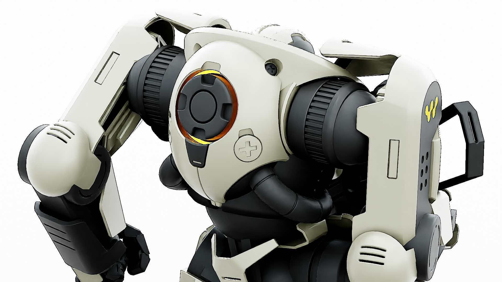 DOOM FIGHTER V-6  Rigged for Unreal Engine - Unity - MIXAMO 3D model_26