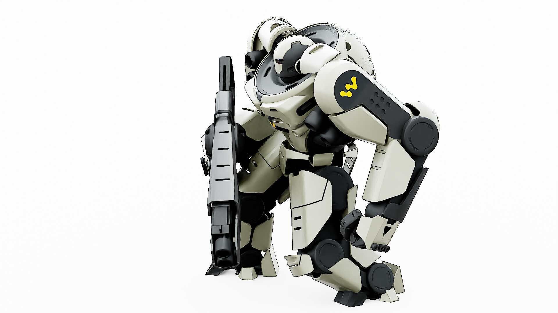 DOOM FIGHTER V-6  Rigged for Unreal Engine - Unity - MIXAMO 3D model_21