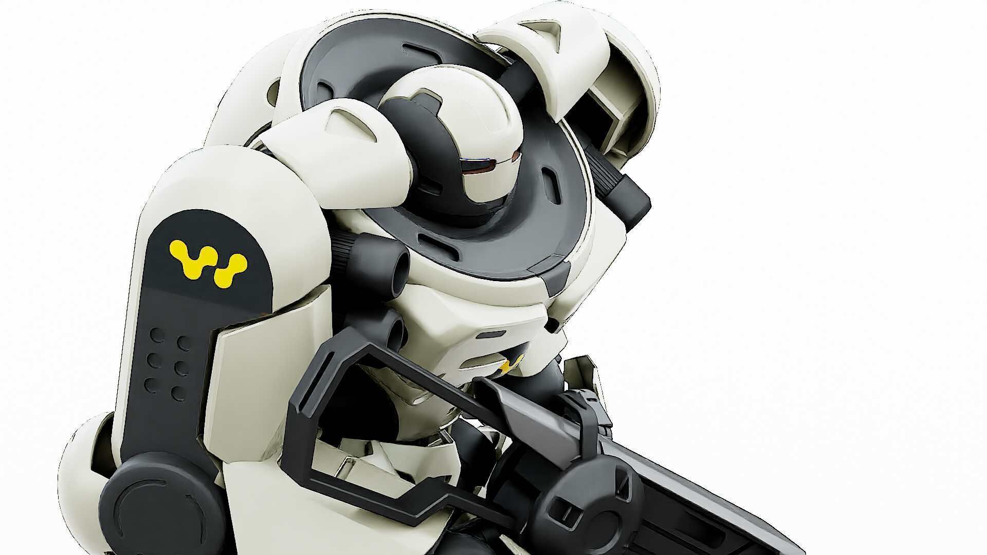 DOOM FIGHTER V-6  Rigged for Unreal Engine - Unity - MIXAMO 3D model_25