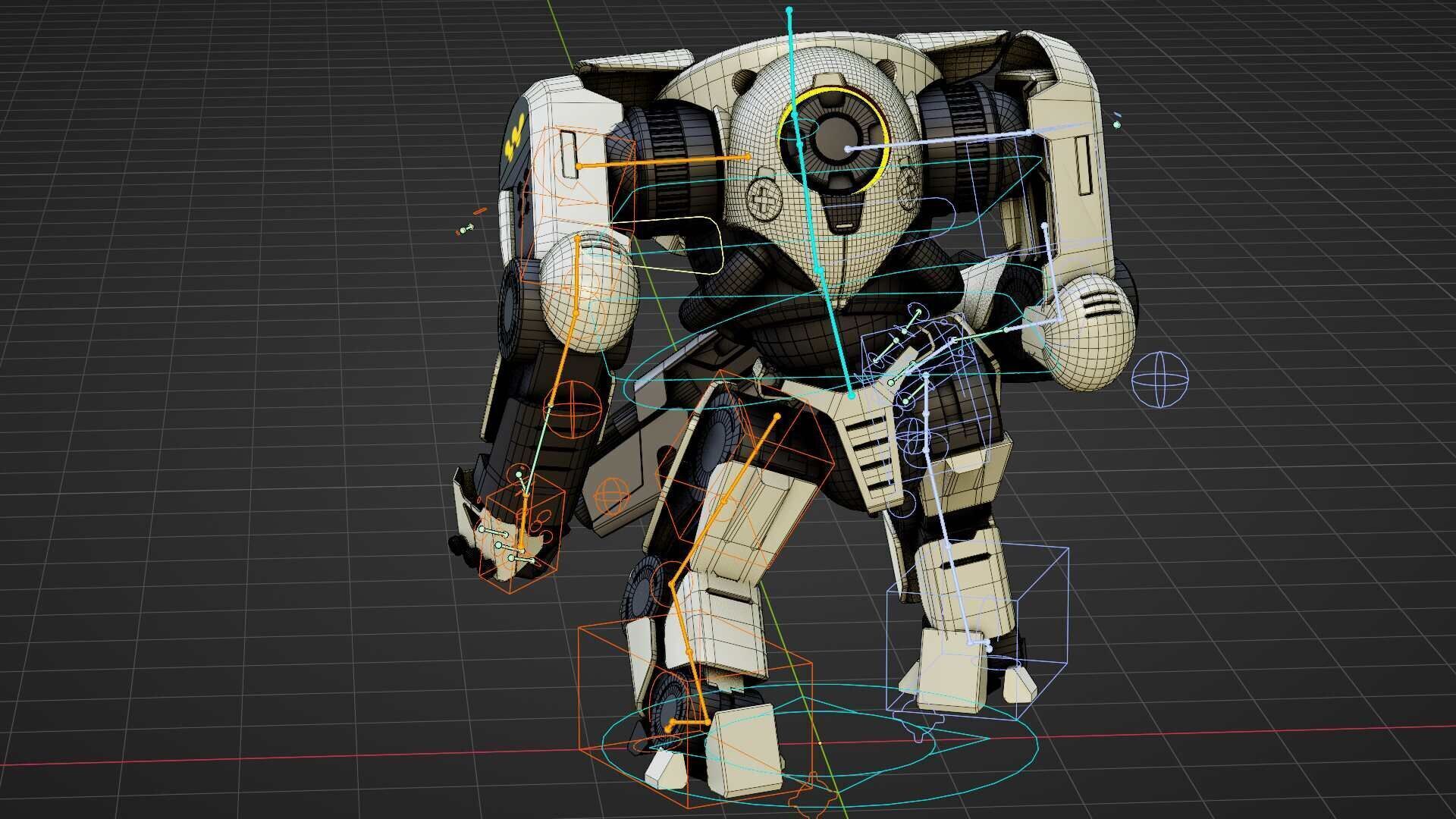 DOOM FIGHTER V-6  Rigged for Unreal Engine - Unity - MIXAMO 3D model_38