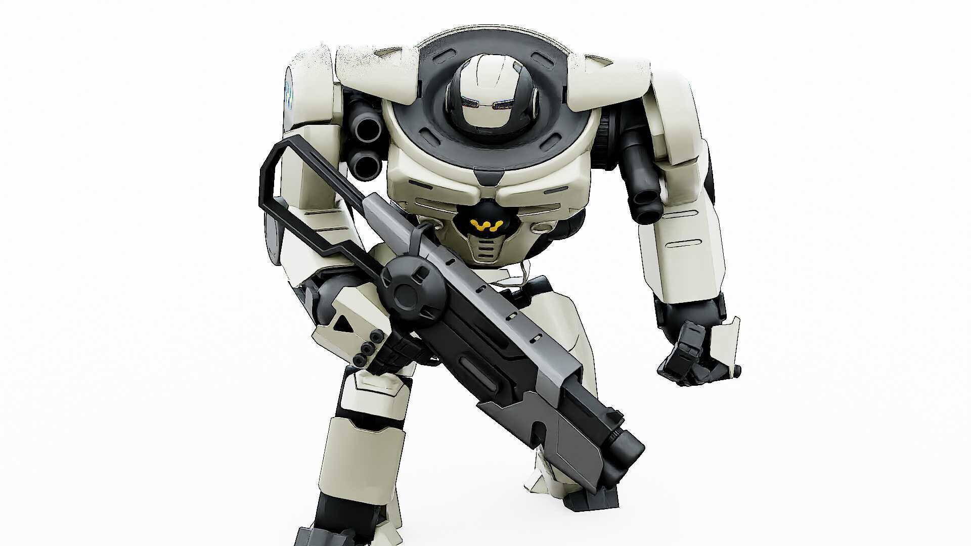 DOOM FIGHTER V-6  Rigged for Unreal Engine - Unity - MIXAMO 3D model_23