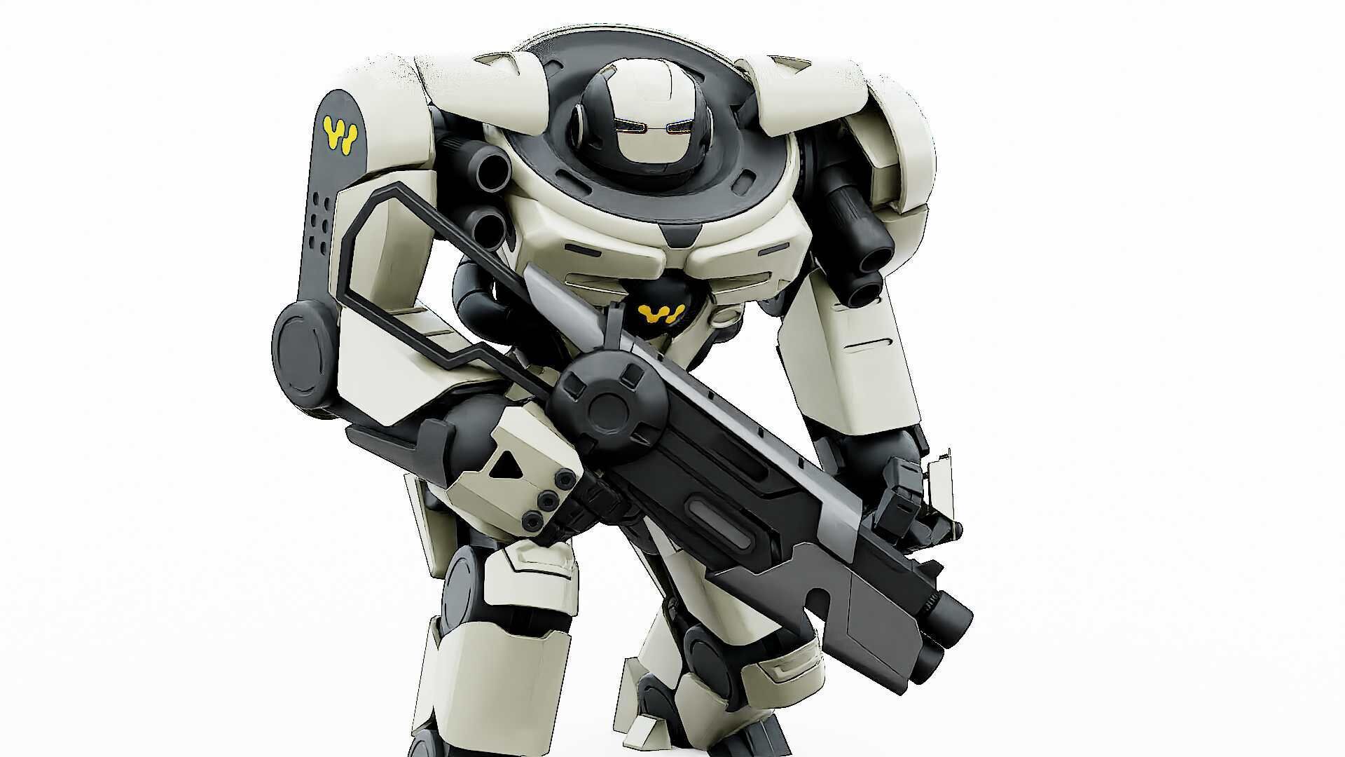 DOOM FIGHTER V-6  Rigged for Unreal Engine - Unity - MIXAMO 3D model_3