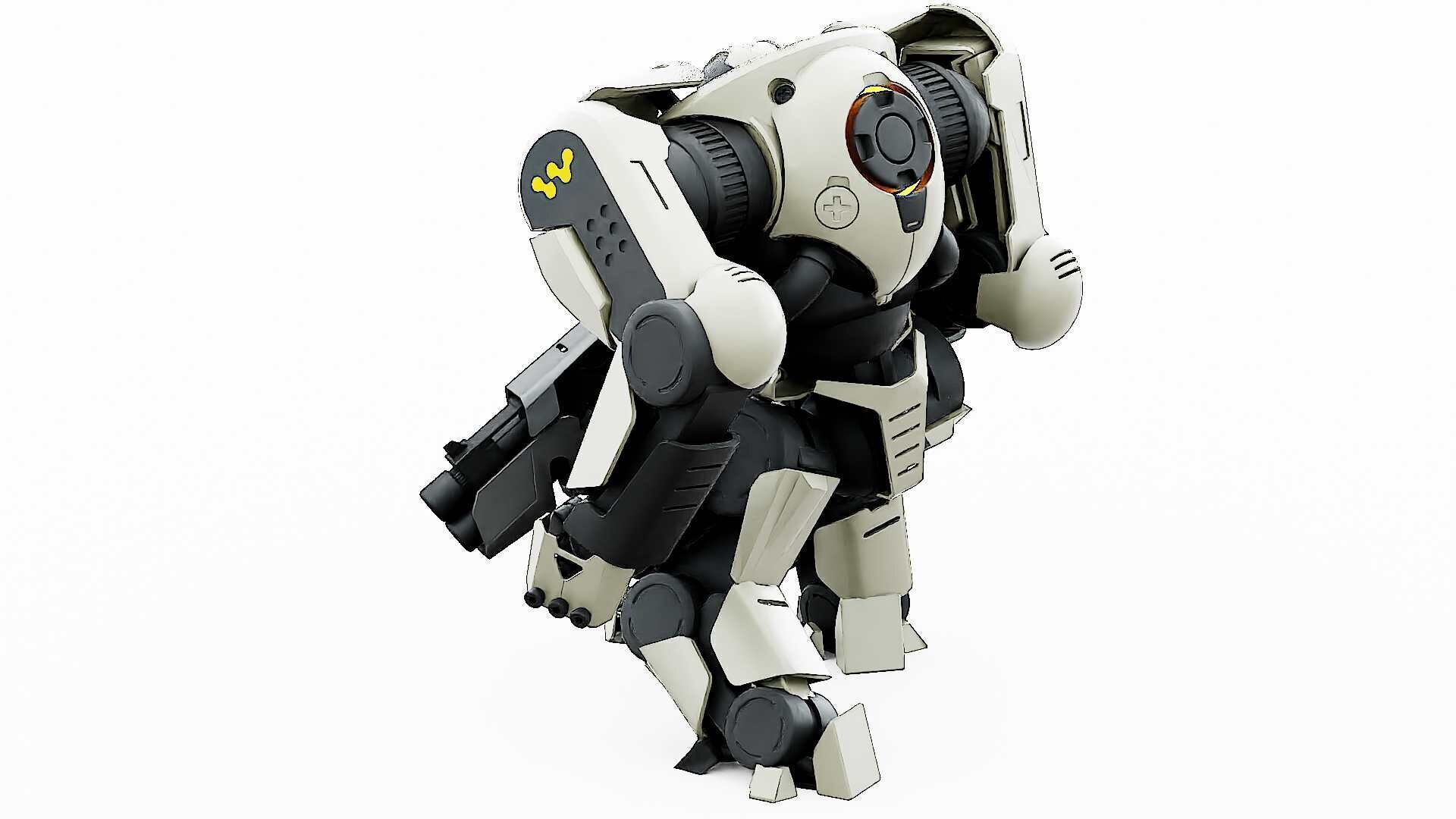 DOOM FIGHTER V-6  Rigged for Unreal Engine - Unity - MIXAMO 3D model_18