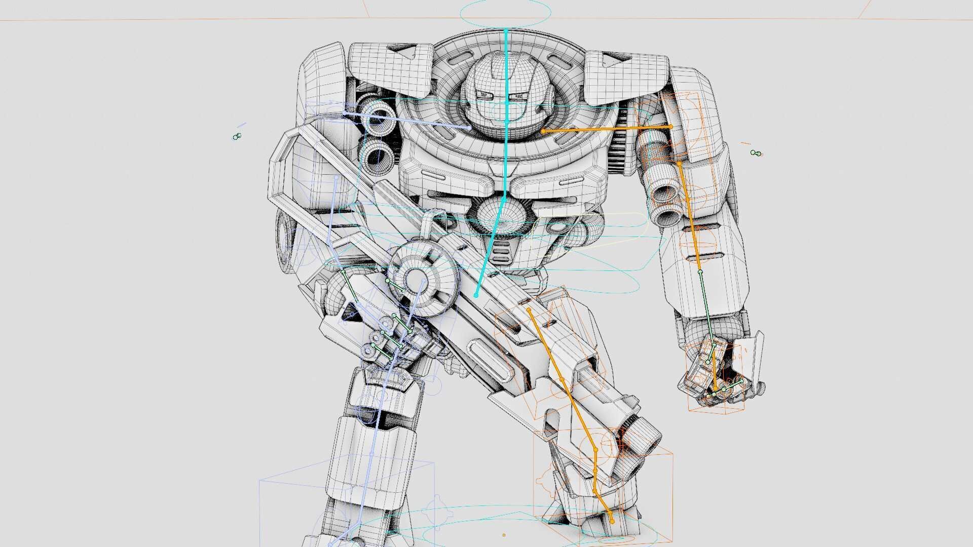 DOOM FIGHTER V-6  Rigged for Unreal Engine - Unity - MIXAMO 3D model_40