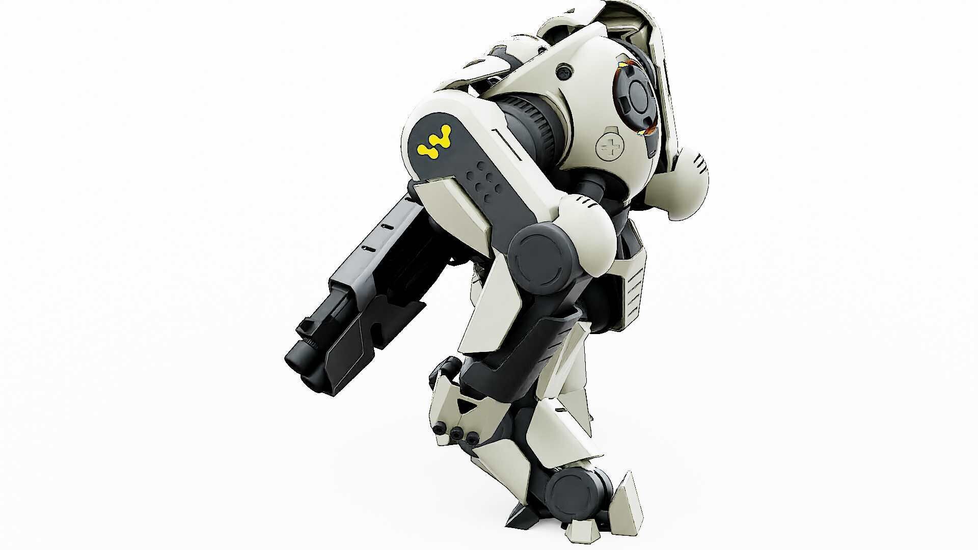 DOOM FIGHTER V-6  Rigged for Unreal Engine - Unity - MIXAMO 3D model_19