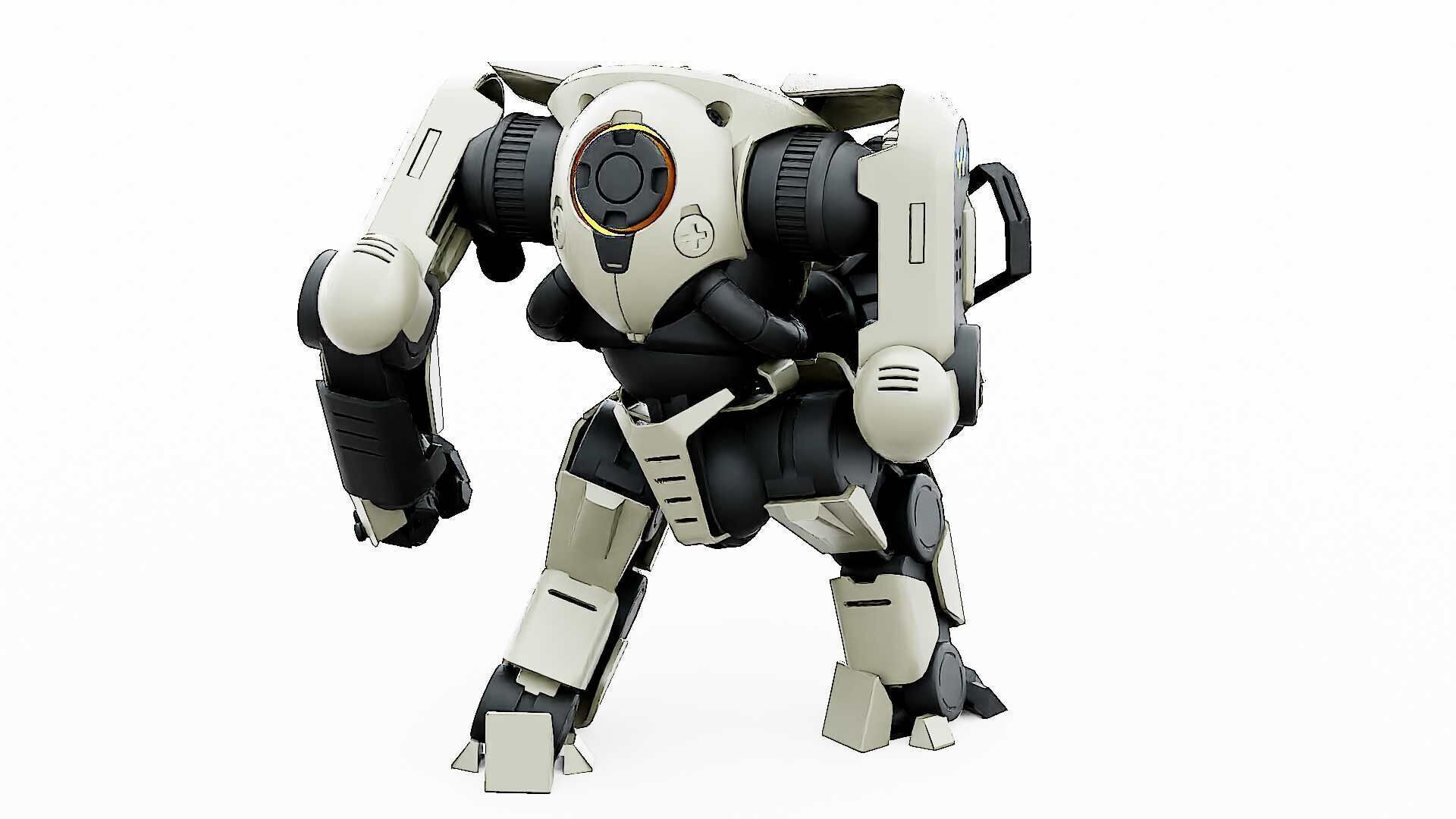 DOOM FIGHTER V-6  Rigged for Unreal Engine - Unity - MIXAMO 3D model_14