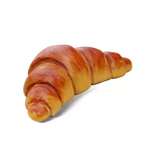 Croissant Low-poly 3D model