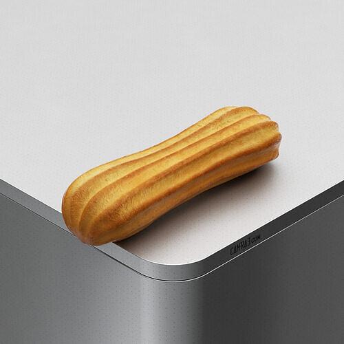 Eclair Low-poly 3D model