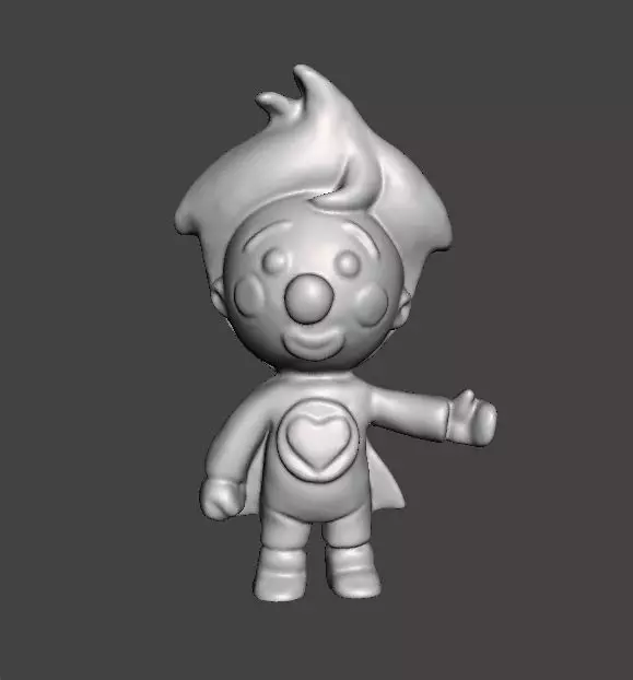 PLIM PLIM THE LITTLE CLOWN PVC FIGURE MODEL TOY SCULPTURE 3D print model