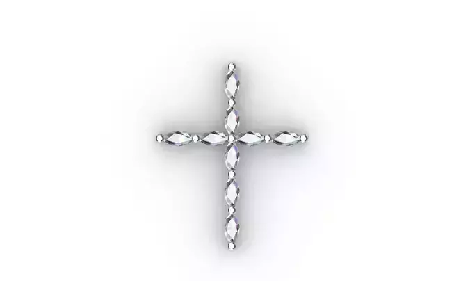 crosses and diamonds  Necklace