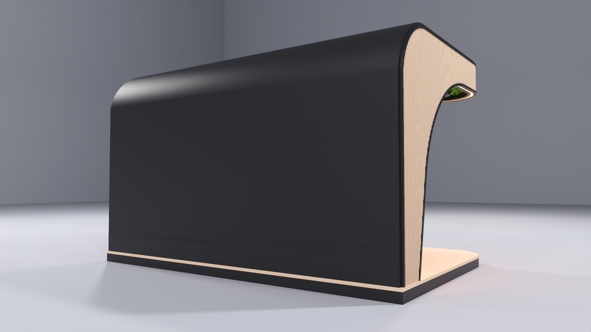 Kiosk Bar 2 3D model_5