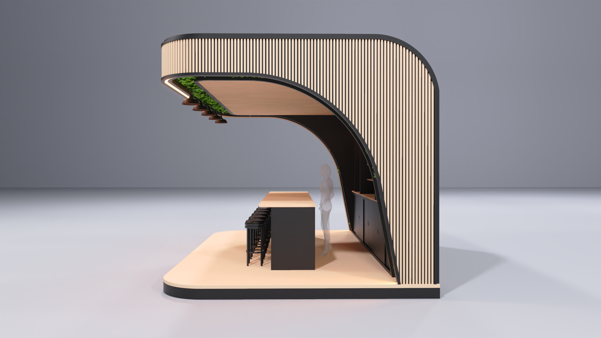 Kiosk Bar 2 3D model_3