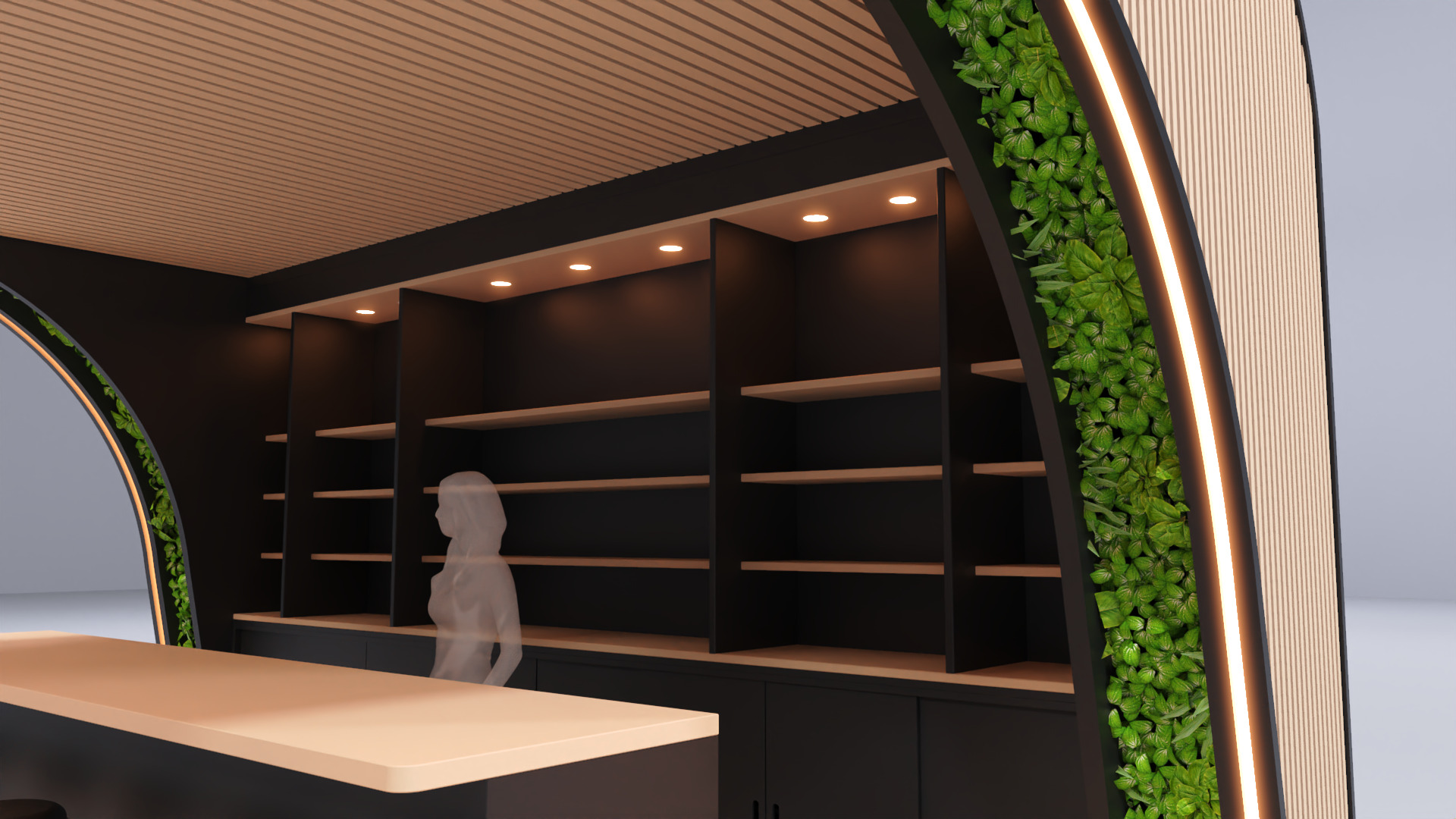 Kiosk Bar 2 3D model_7