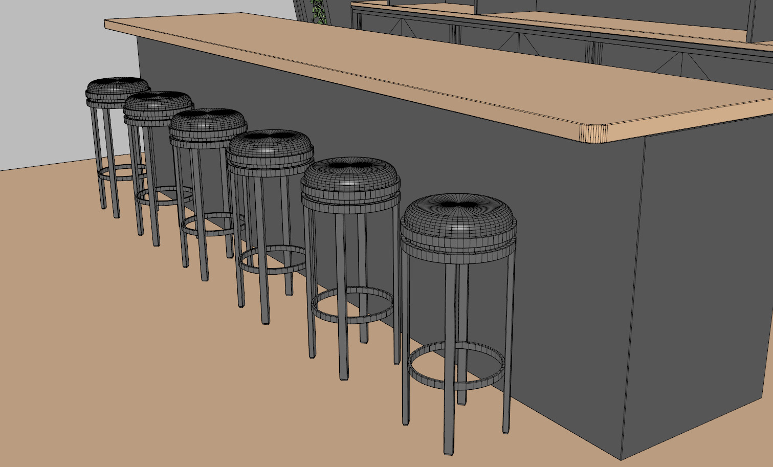 Kiosk Bar 2 3D model_15