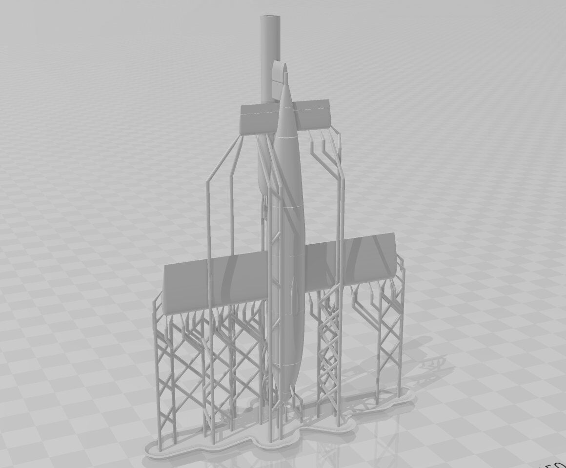 USA Republic Ford JB2 Loon Guided Missile 3D print model_2