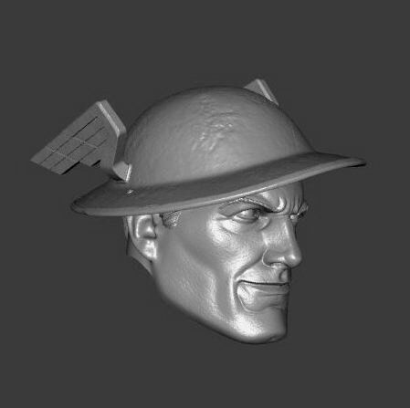DC RIVAL JAY GARRICK EXPRESSIONS 3-PACK HEADSCULPT 3D print model_5