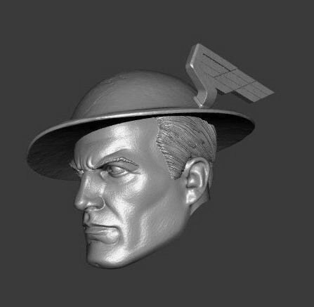 DC JAY GARRICK EXPRESSIONS 3-PACK HEADSCULPT 3D print model_3