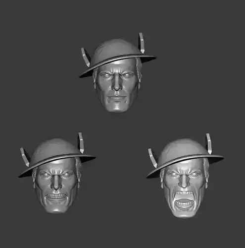 DC JAY GARRICK EXPRESSIONS 3-PACK HEADSCULPT