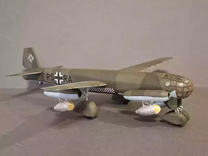 Junkers 287 WW2 Jet Bomber Prototype 3D print model
