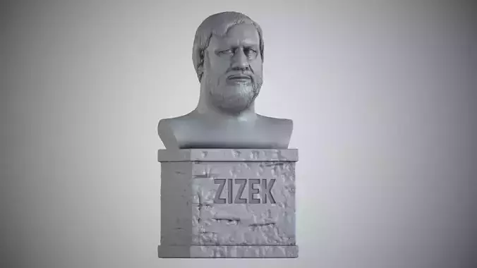 Slavoj zizek 3D print model