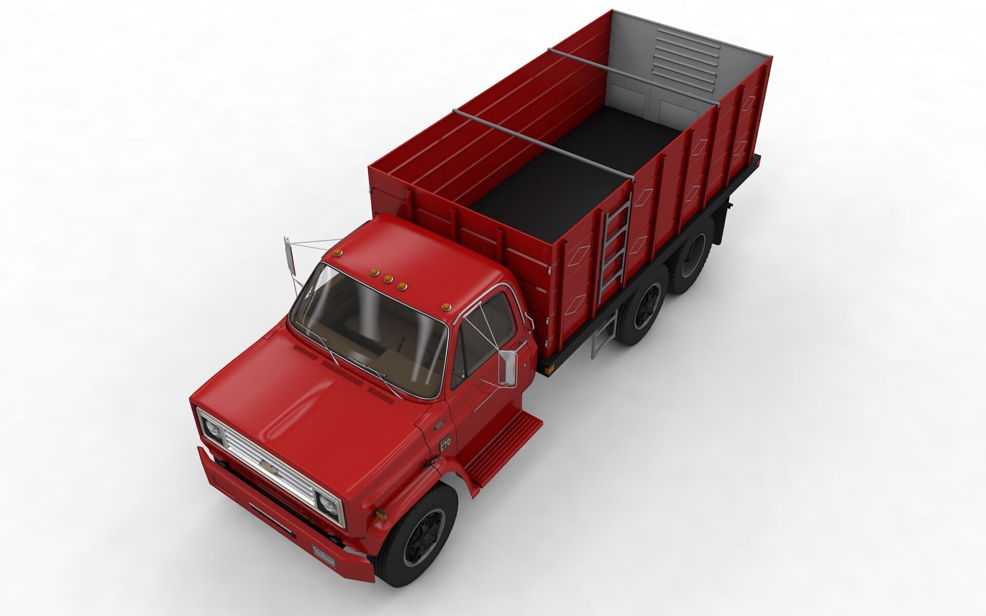Chevy C70 1979 Grain Truck 3D model_15