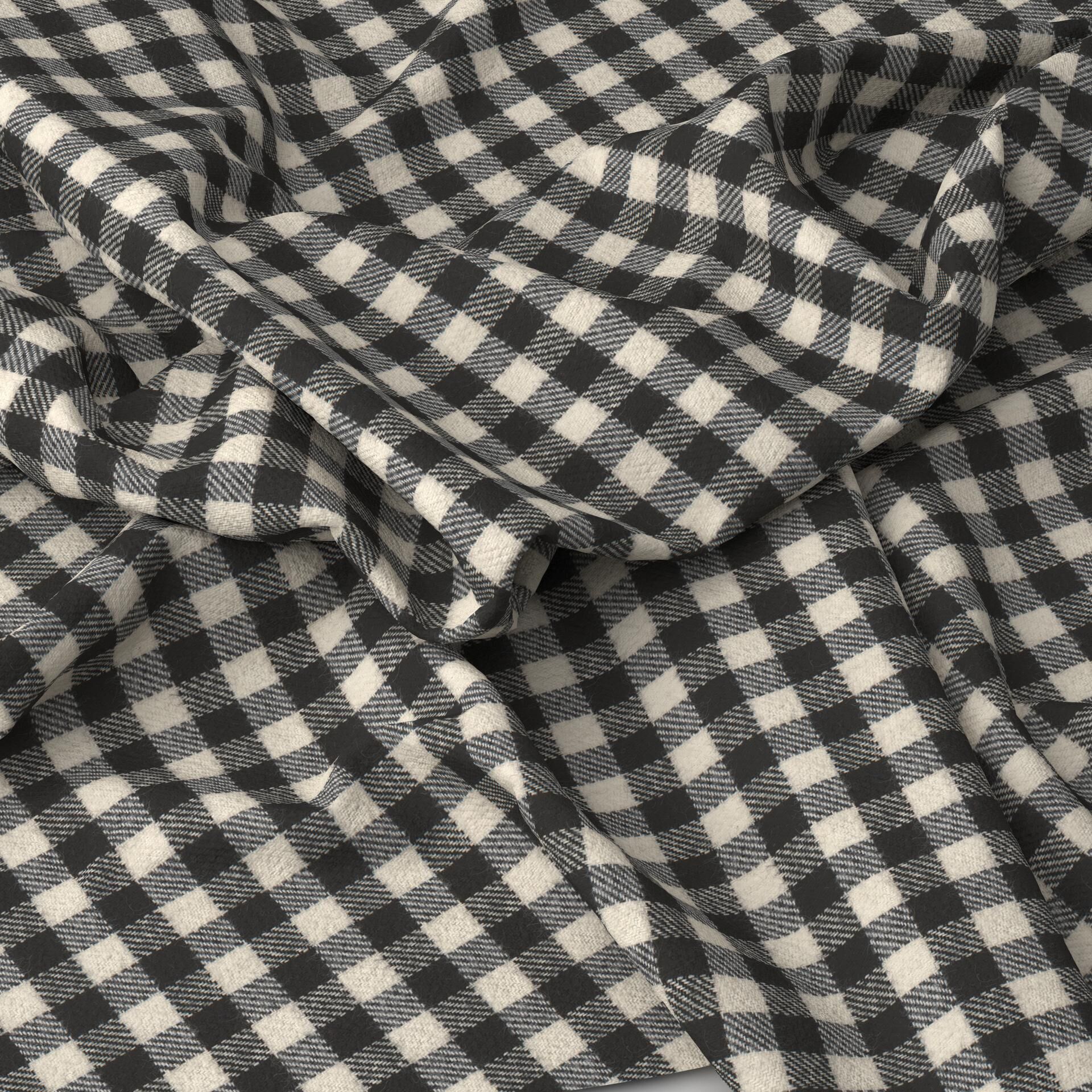 Flannel Check Shirt 3D model_13